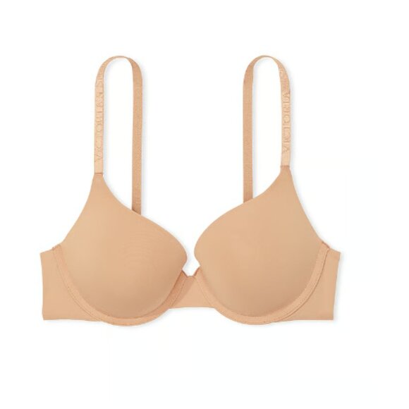 Victoria's Secret EUC perfect shape smooth push up bra 34D in nude - Picture 1 of 7
